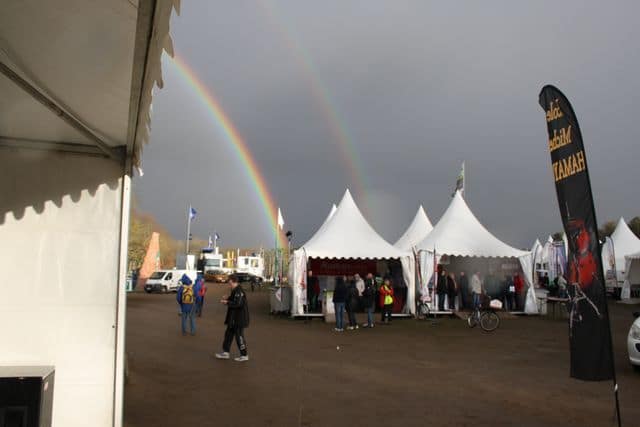 Arcs en ciel au dessus du cross Ouest-France