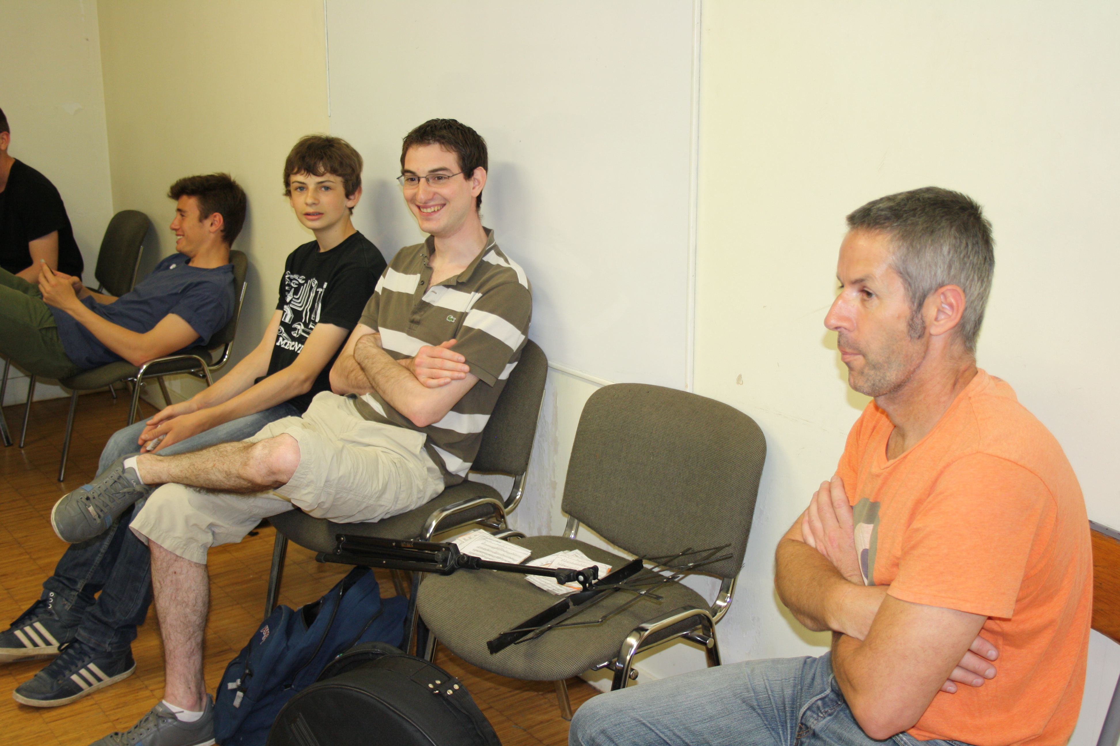 Répétitions salle Bérenger 2016 (en vue de la préparation de la fête de la musique)