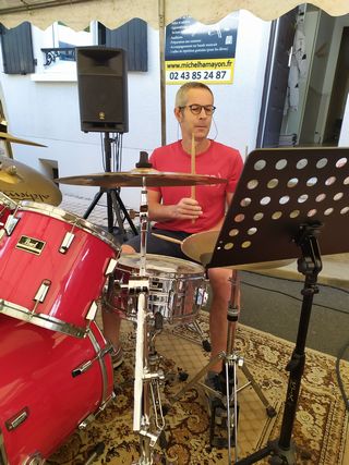 Eric à la batterie