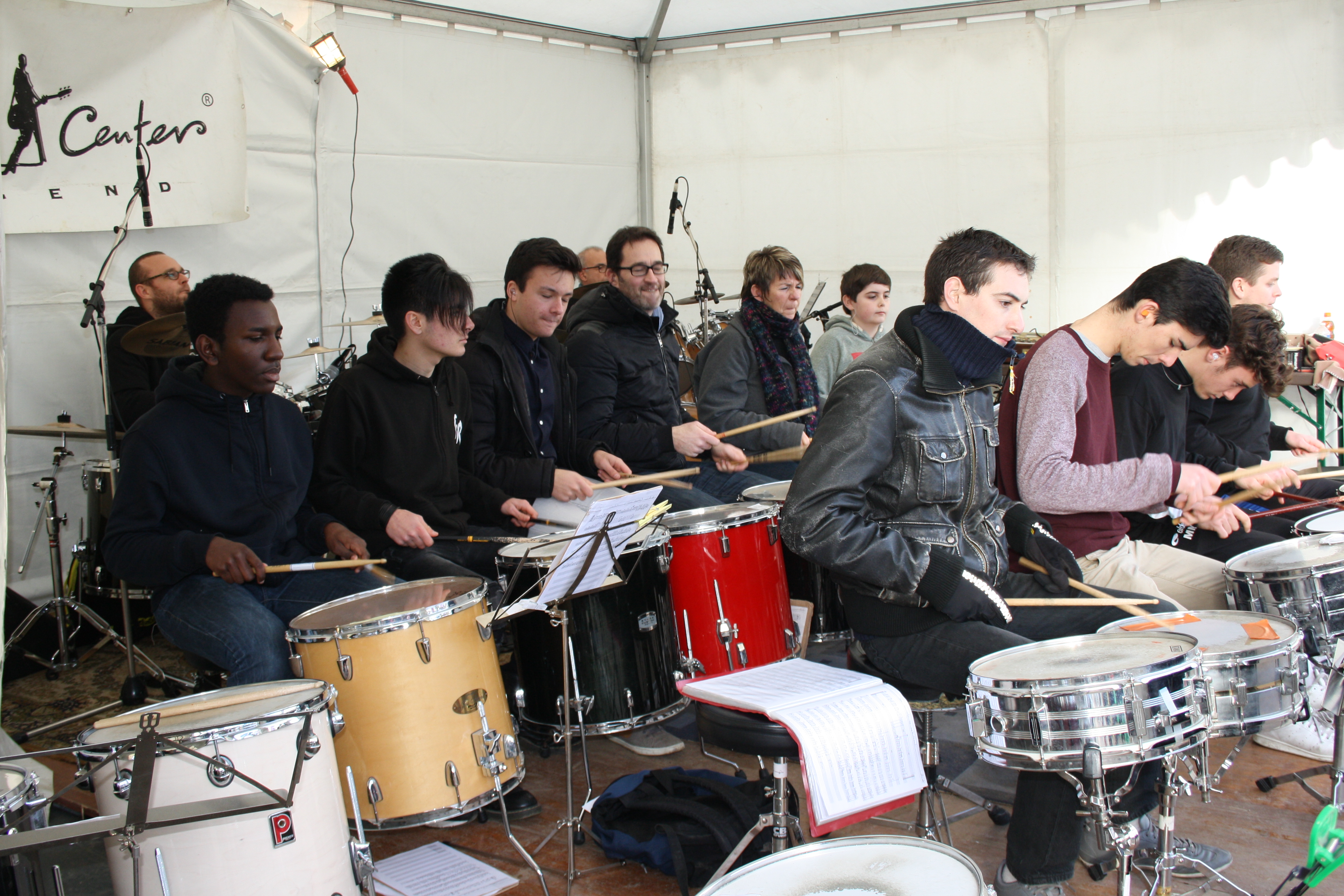 Ensemble toms basses et caisses claires