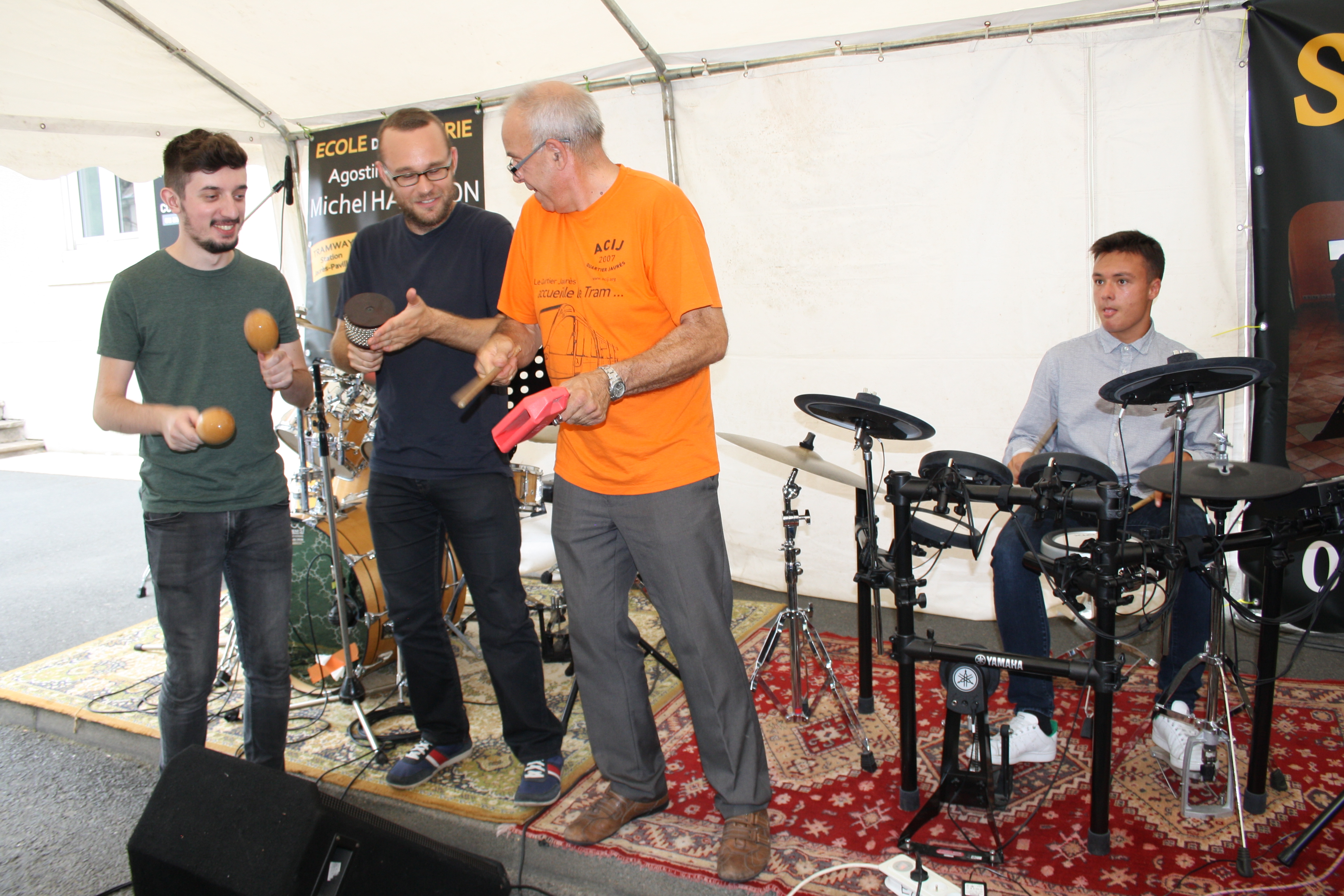 Maxime - Grégory - Michel et Pierre