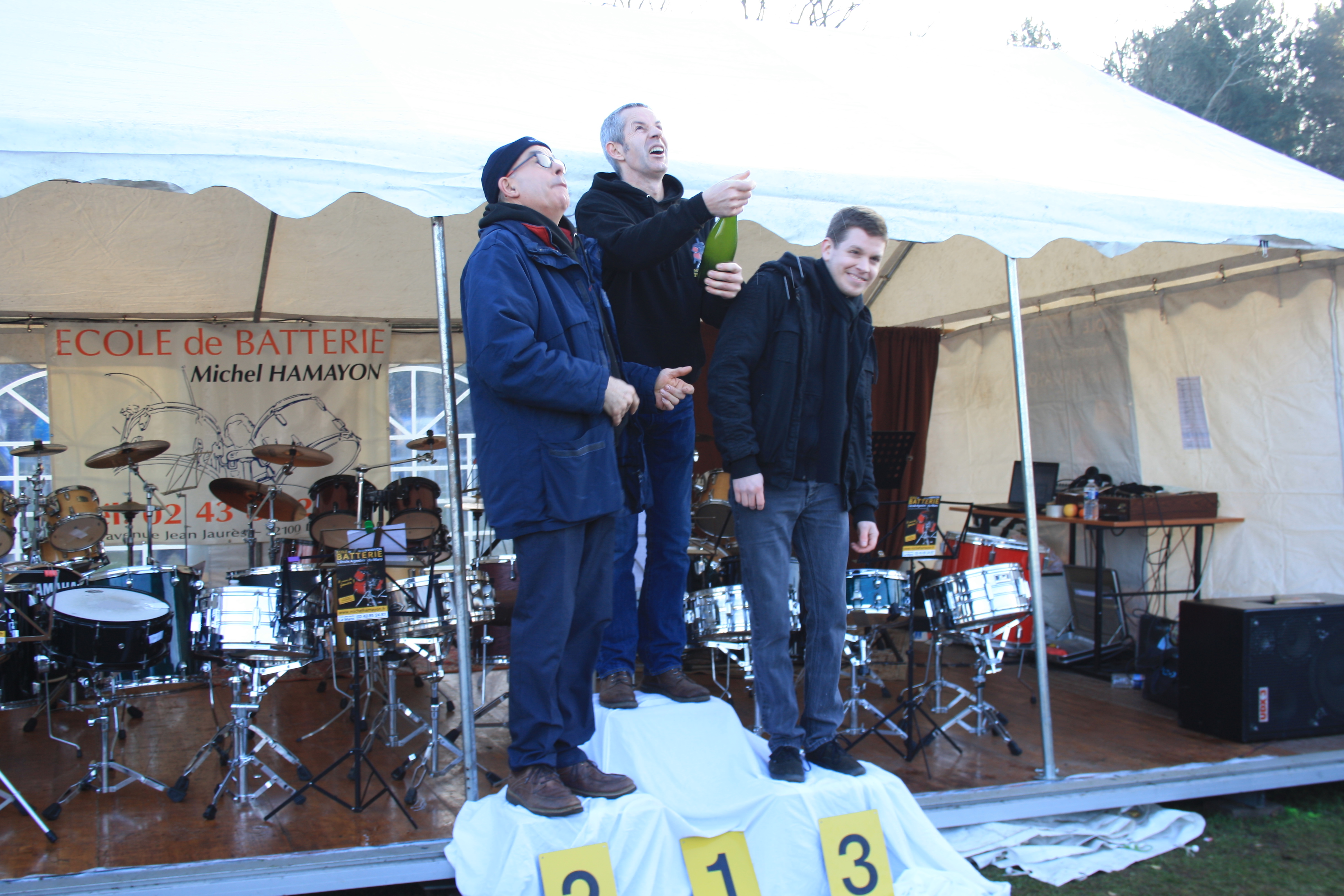 Podium masculin de l'école