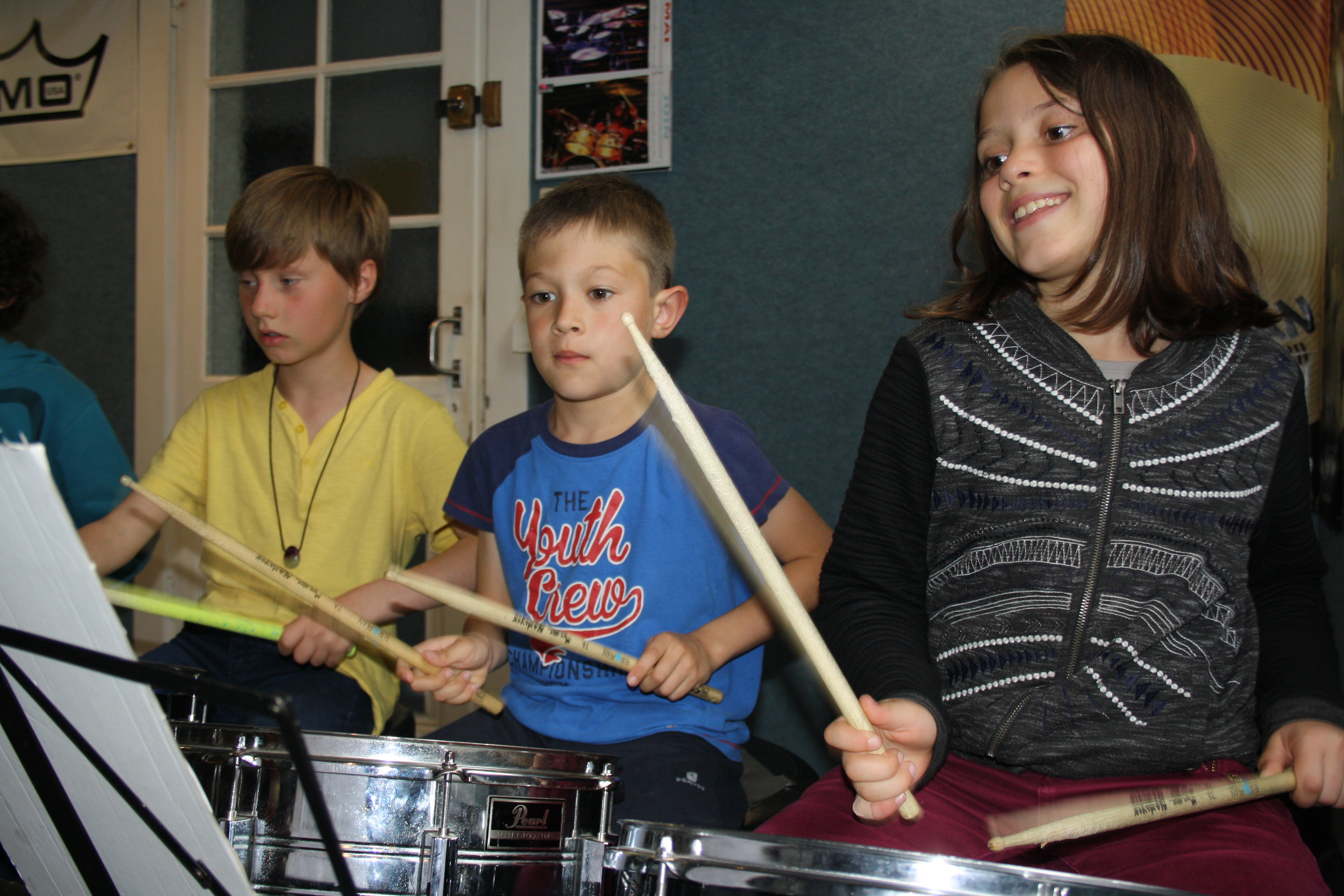 Répétitions caisses claires