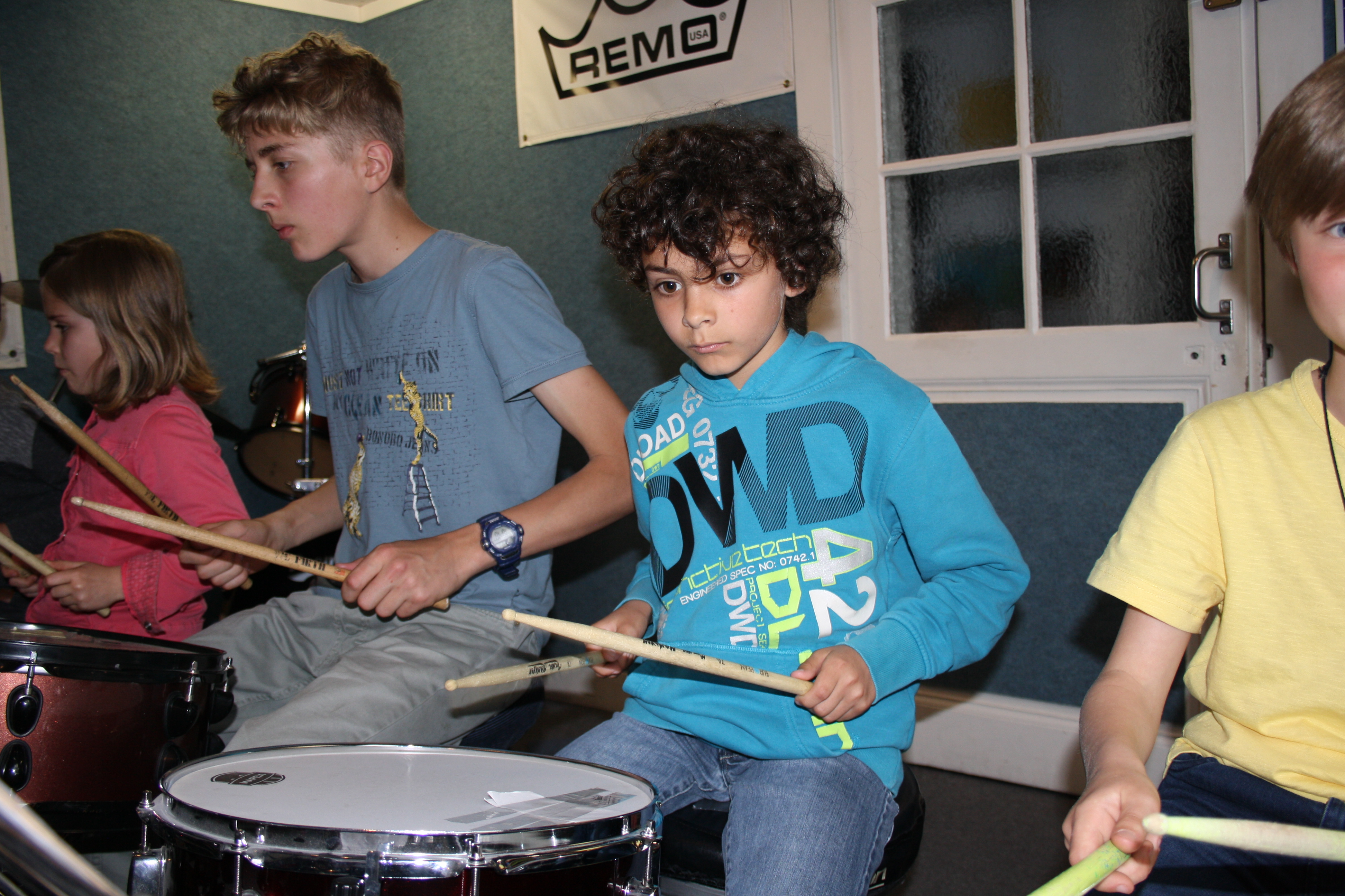 Répétitions caisses claires