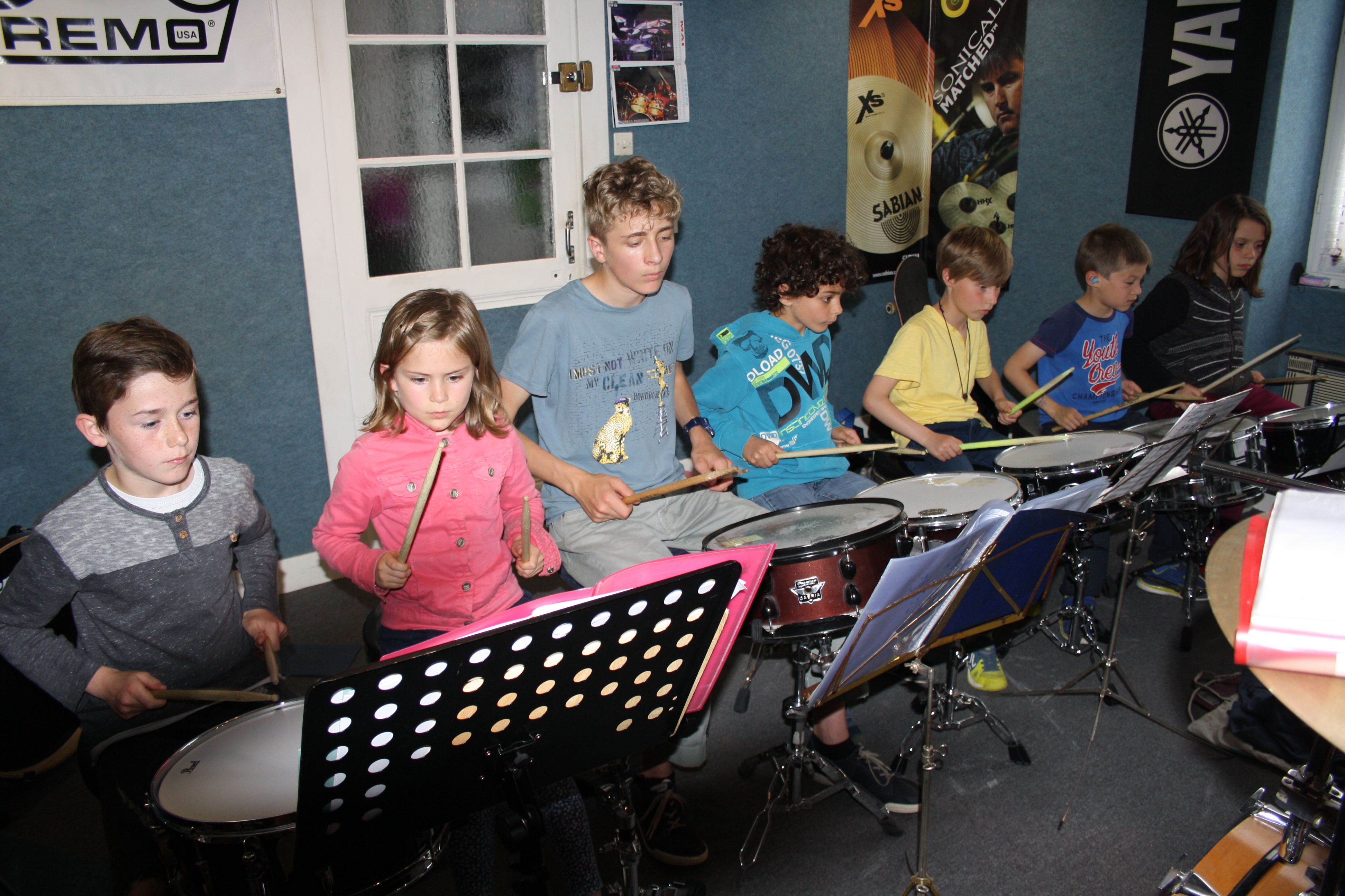 Répétitions caisses claires