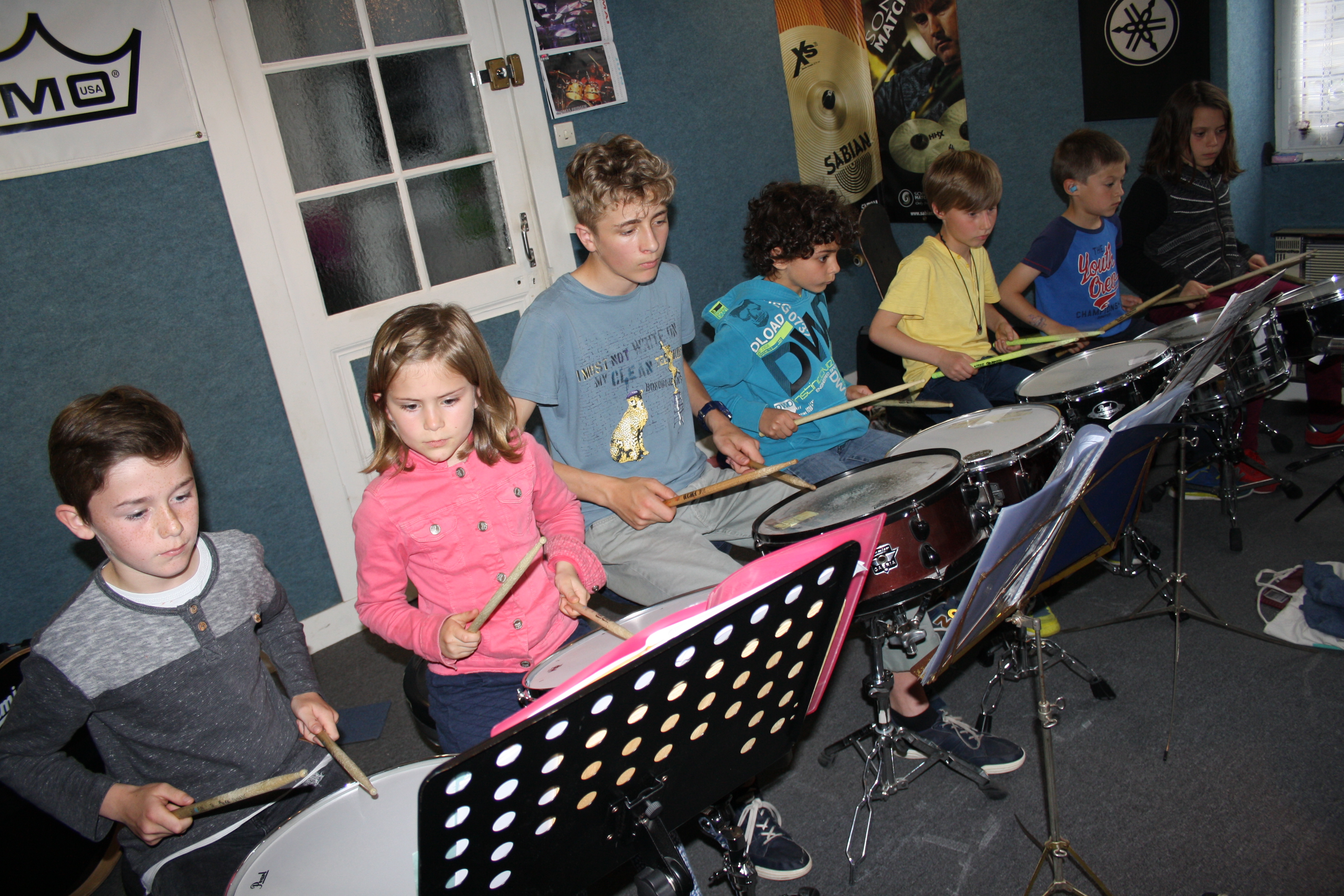 Répétitions caisses claires