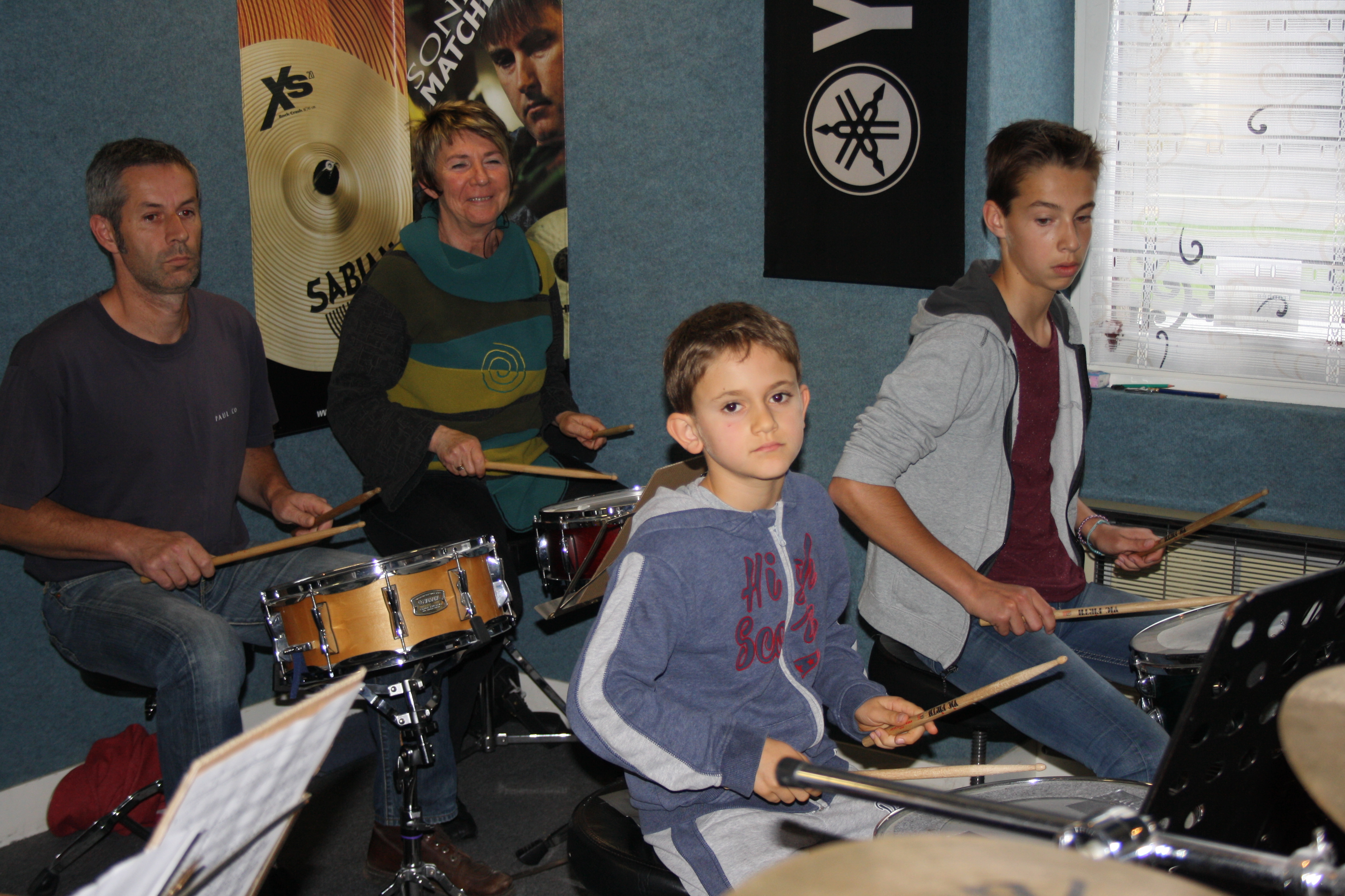 Répétitions caisses claires