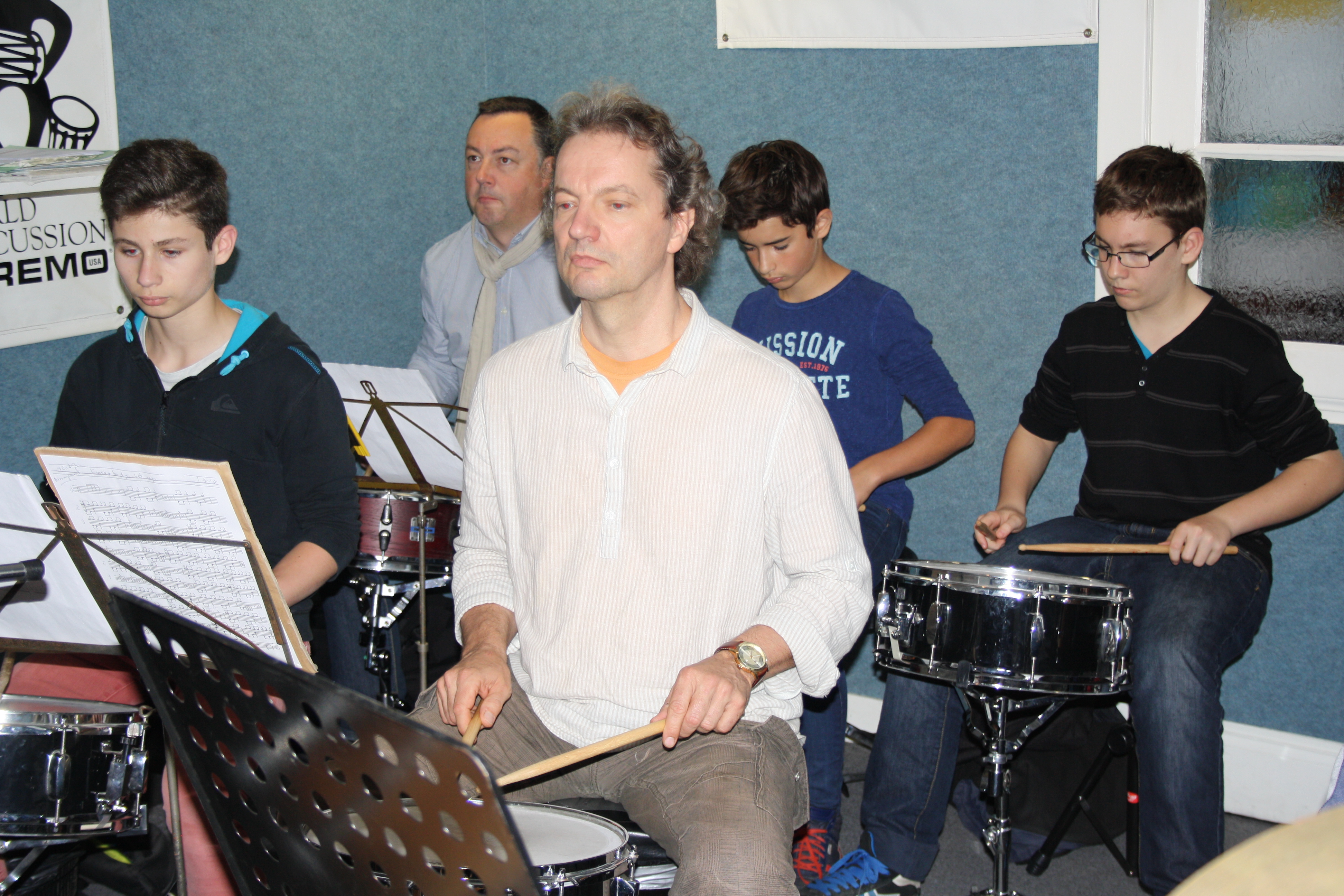 Répétitions caisses claires