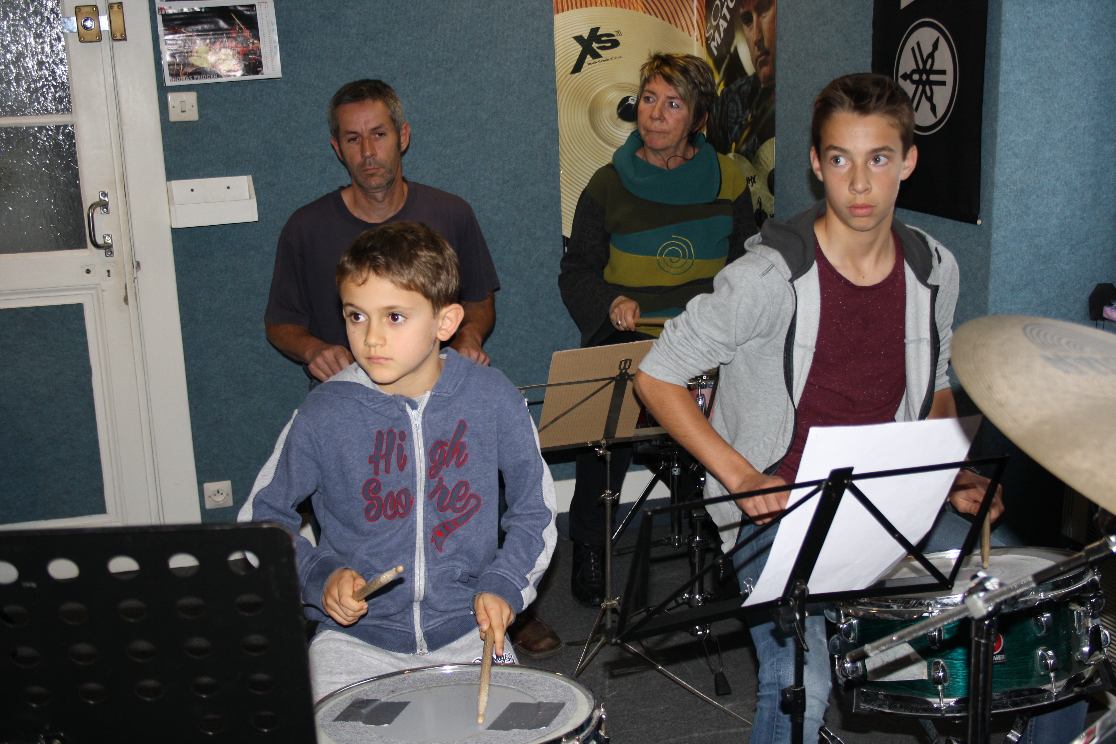 Répétitions caisses claires