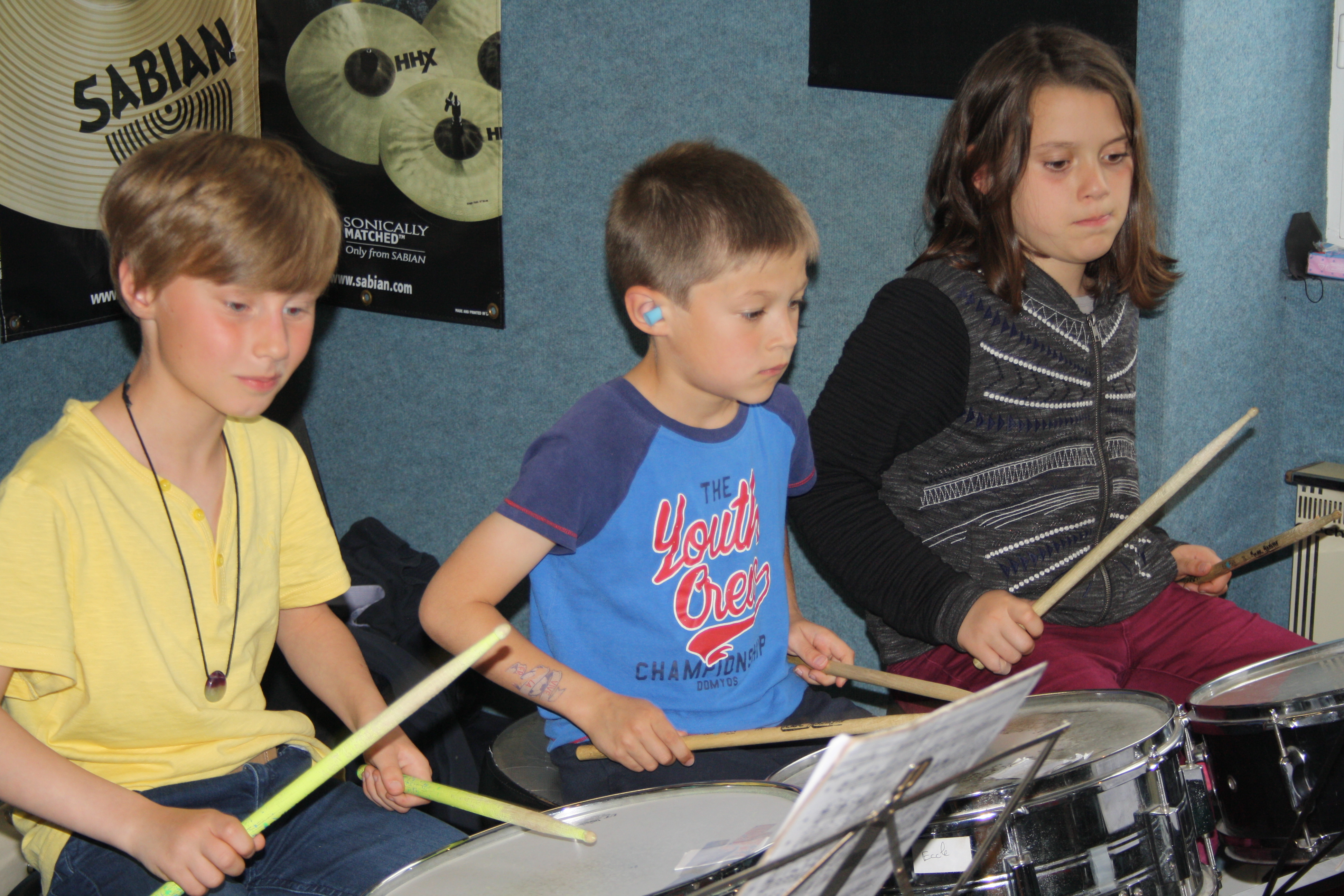 Répétitions caisses claires