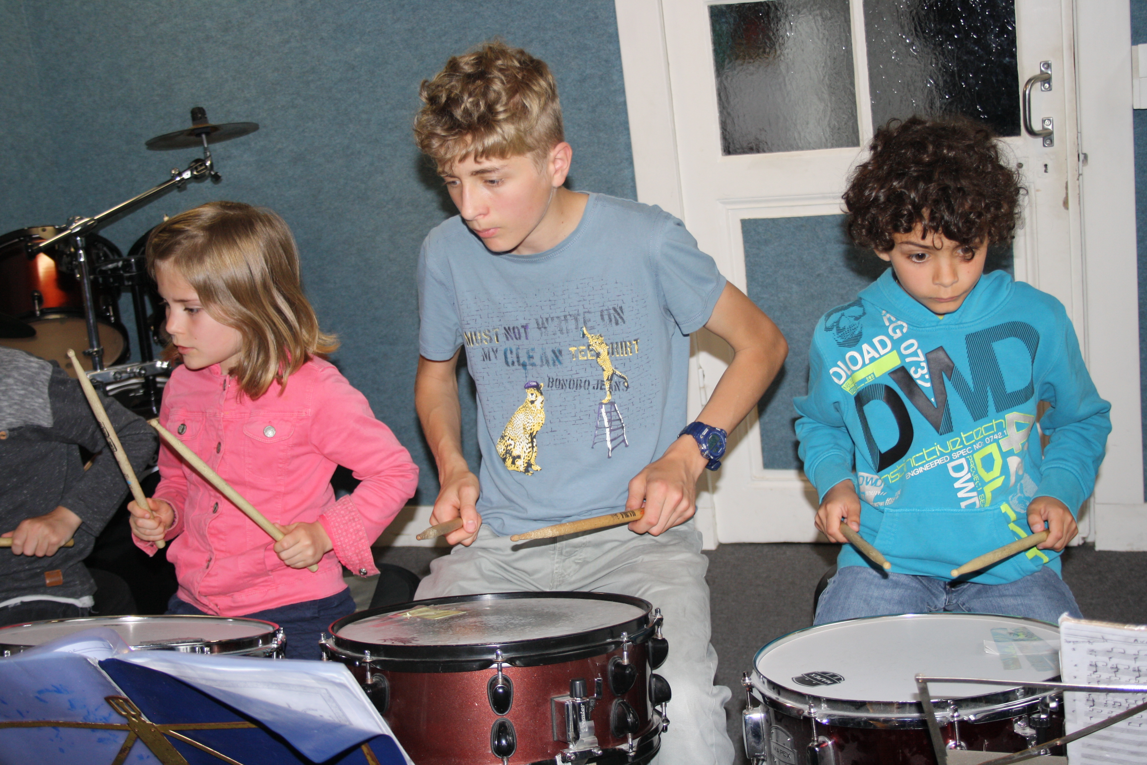 Répétitions caisses claires