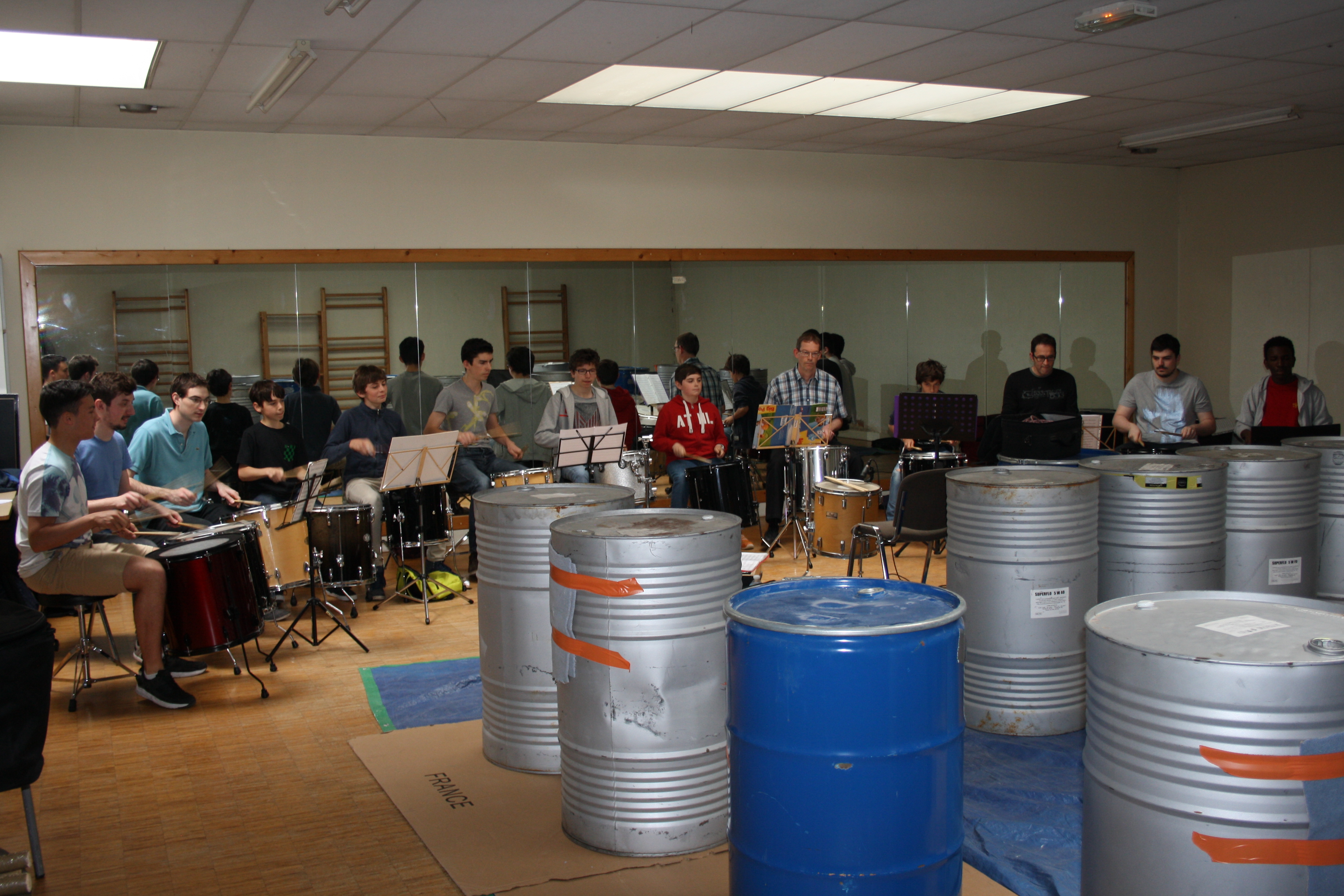 Répétitions salle Bérenger 2016 (en vue de la préparation de la fête de la musique)