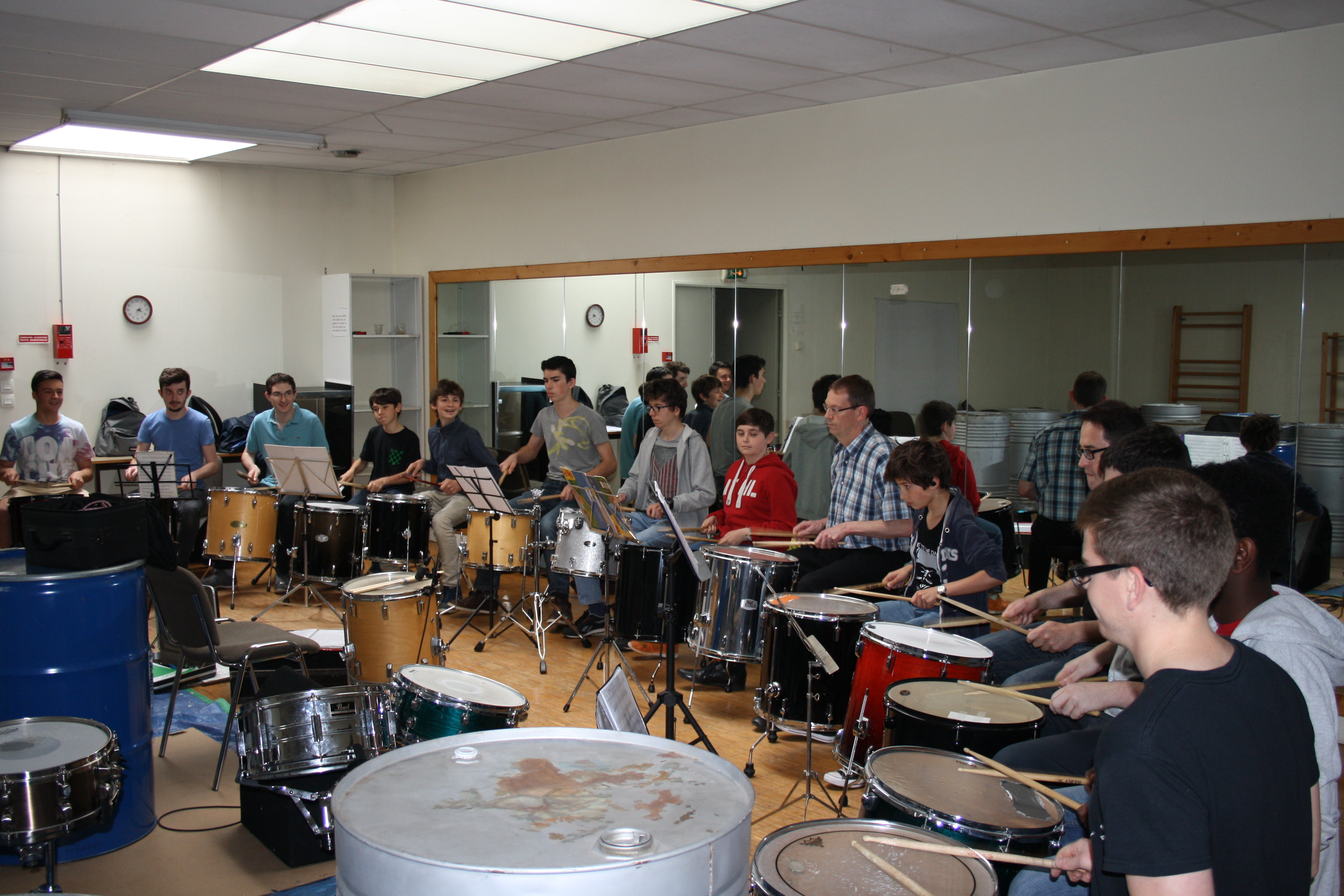 Répétitions salle Bérenger 2016 (en vue de la préparation de la fête de la musique)