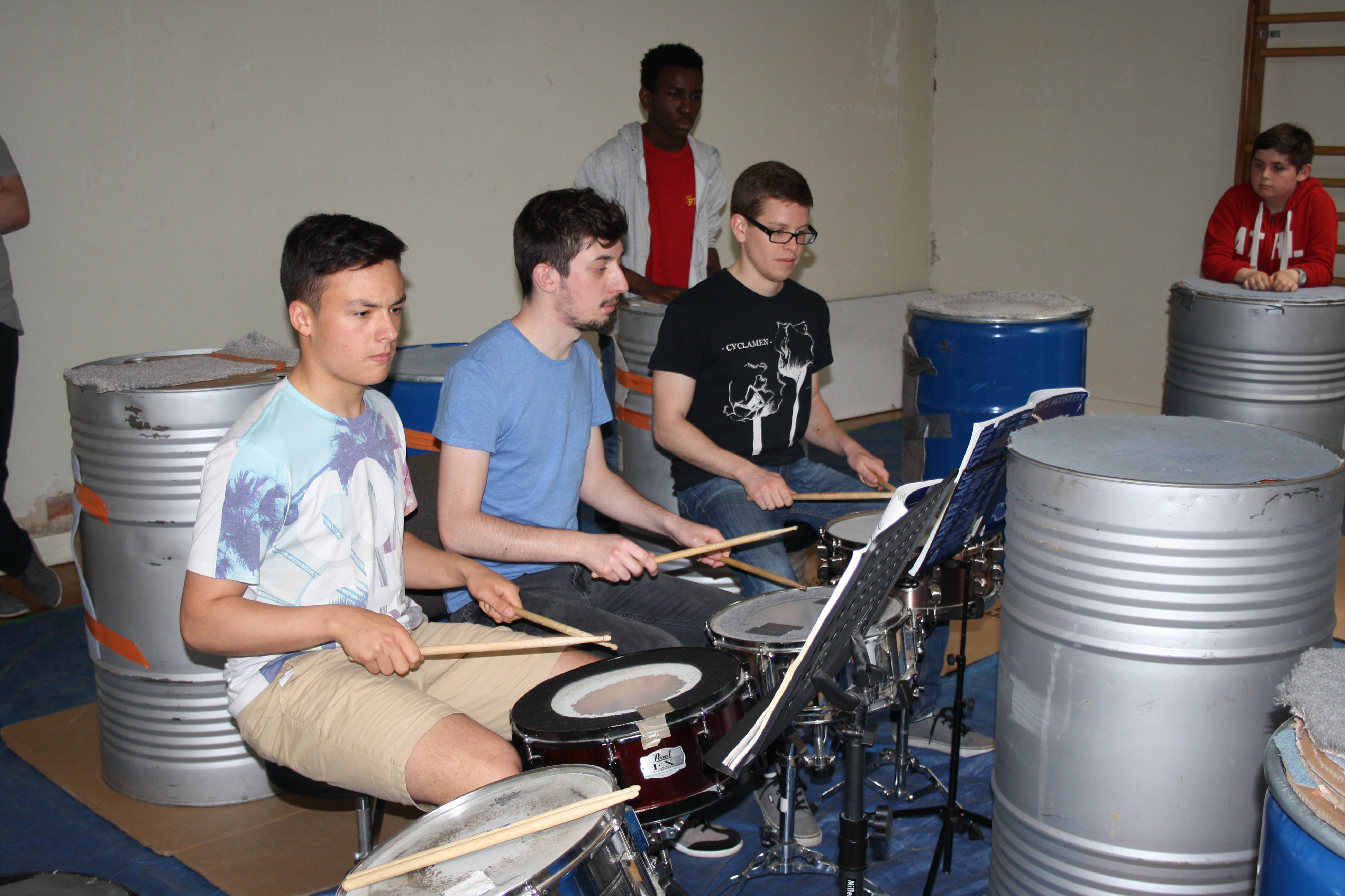 Répétitions salle Bérenger 2016 (en vue de la préparation de la fête de la musique)