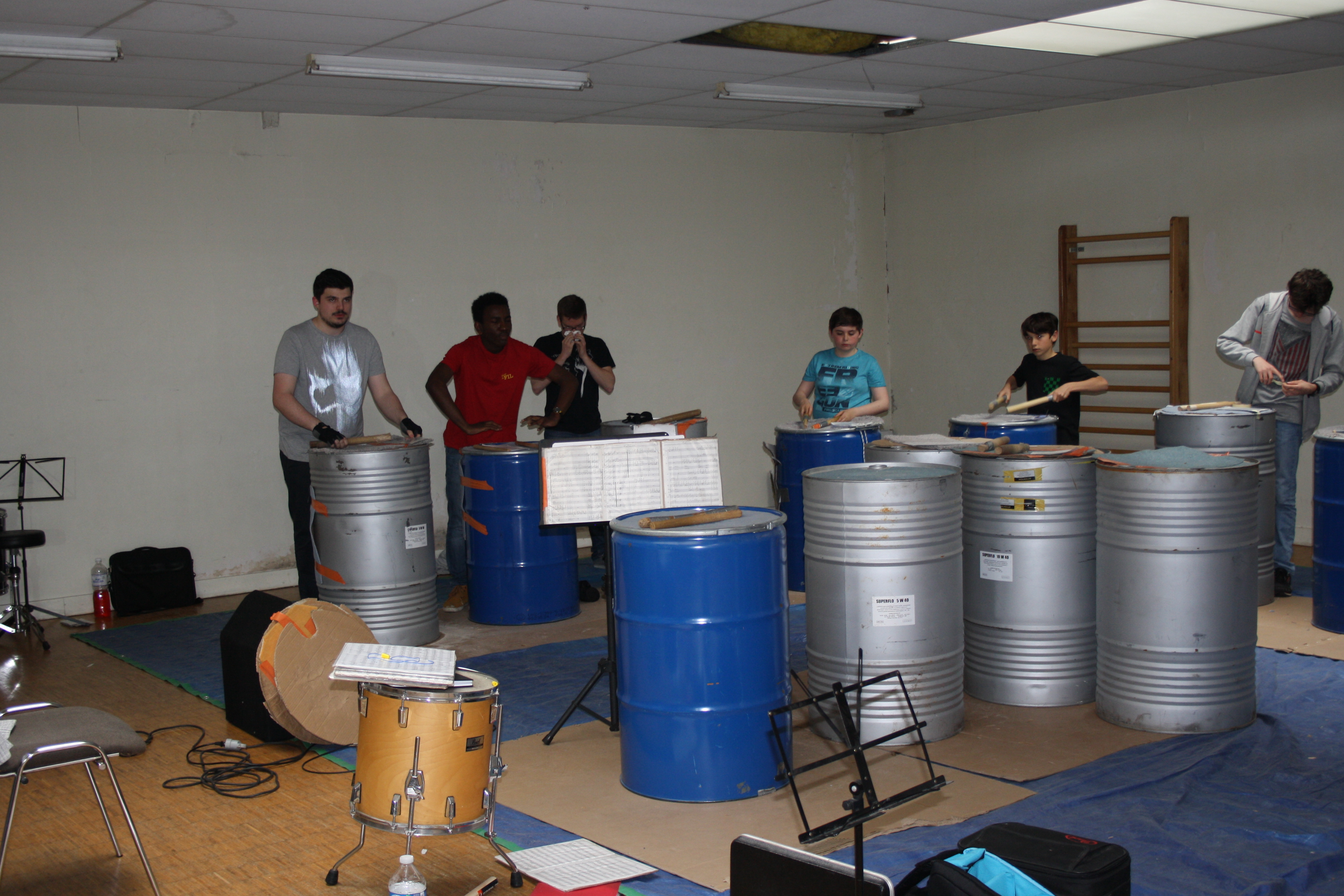 Répétitions salle Bérenger 2016 (en vue de la préparation de la fête de la musique)