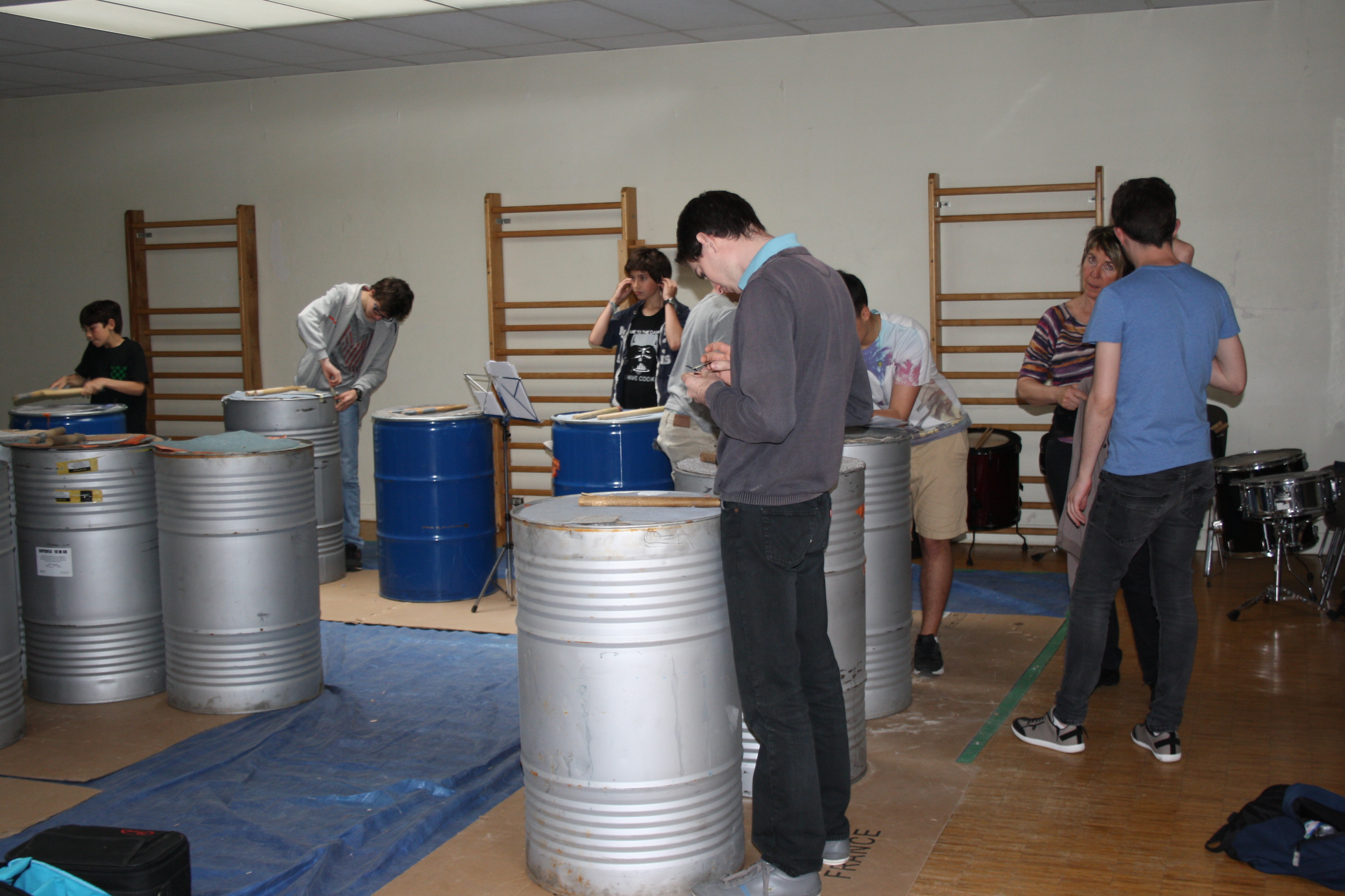 Répétitions salle Bérenger 2016 (en vue de la préparation de la fête de la musique)