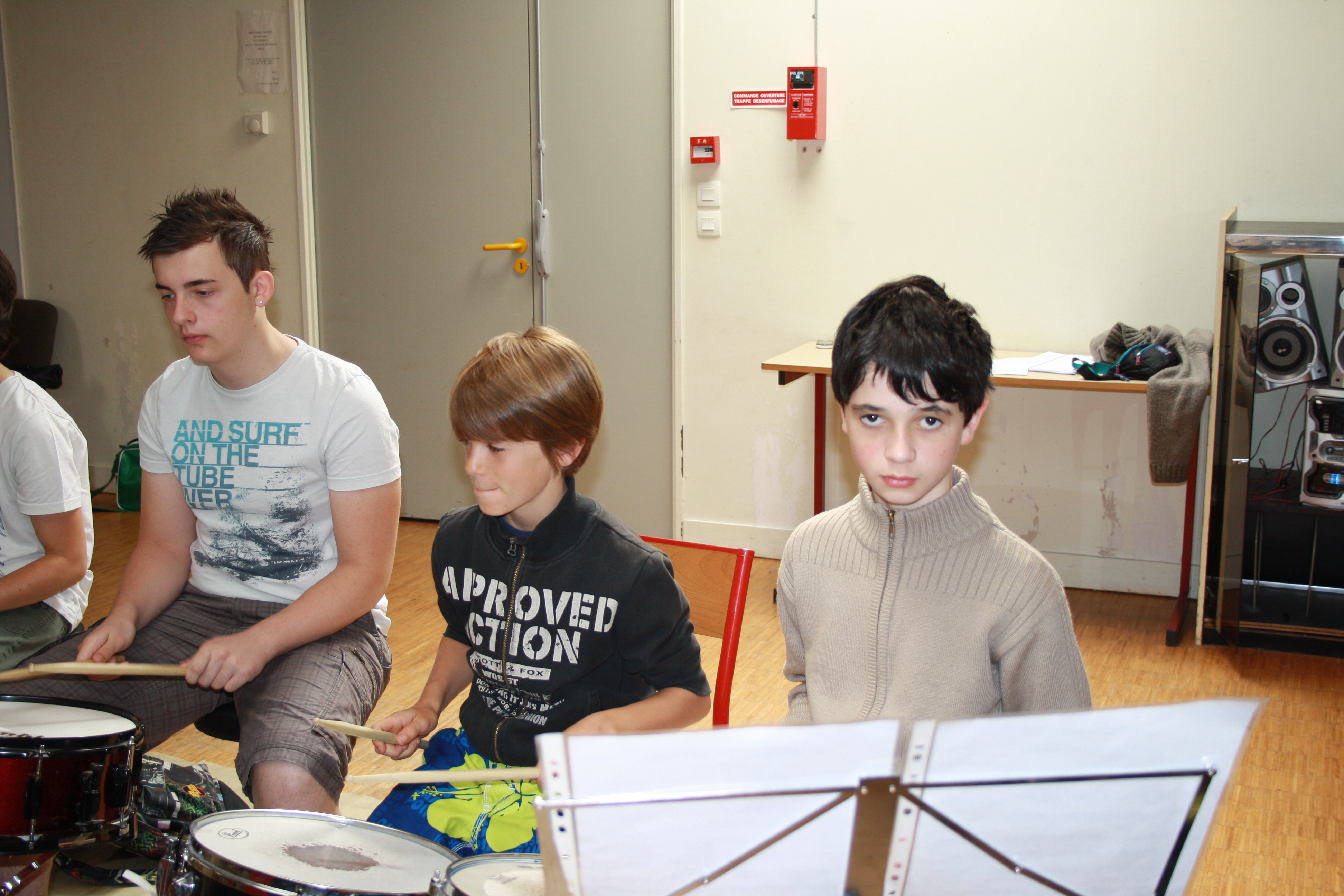 Répétitions caisses claires et bidons 2011