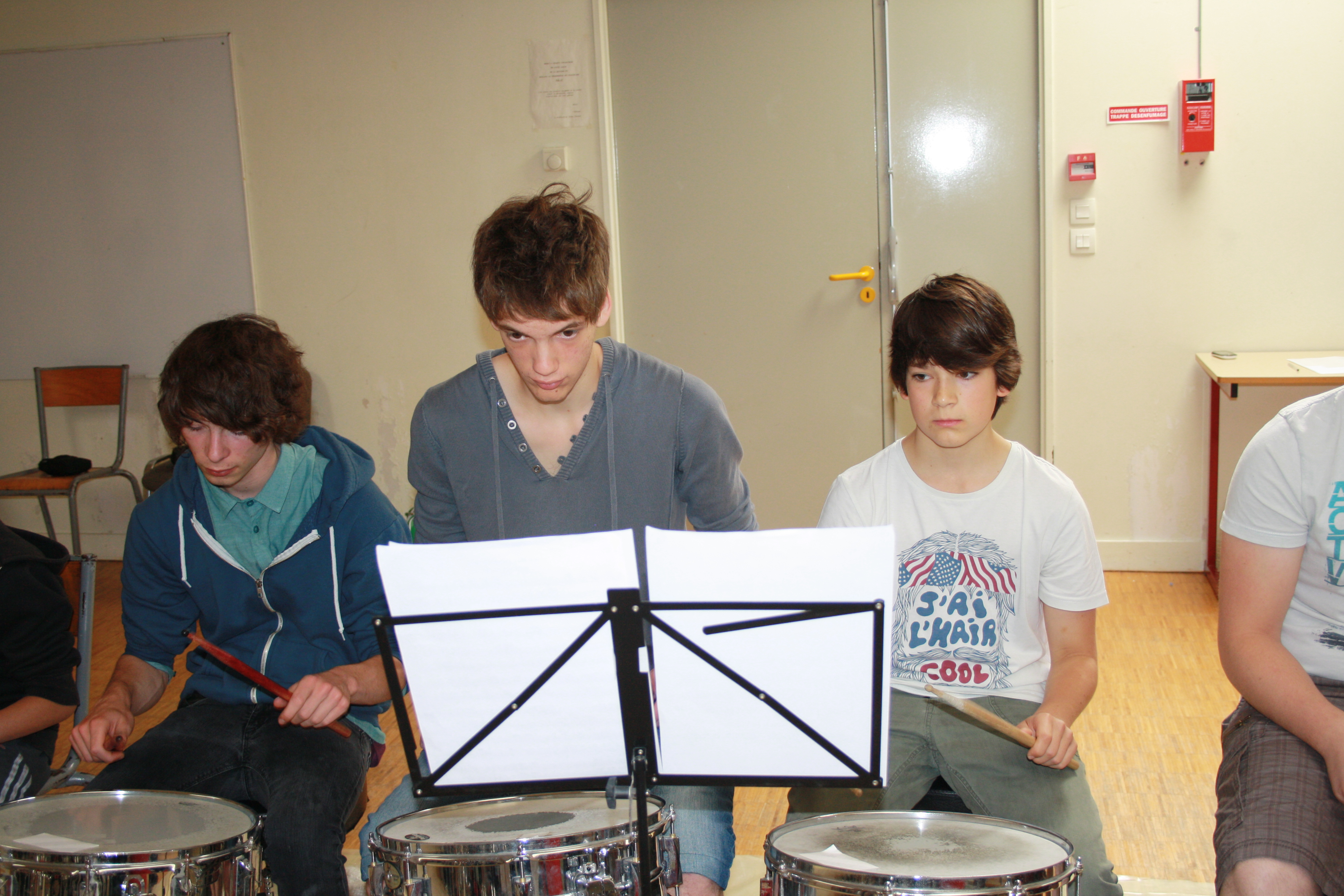 Répétitions caisses claires et bidons 2011