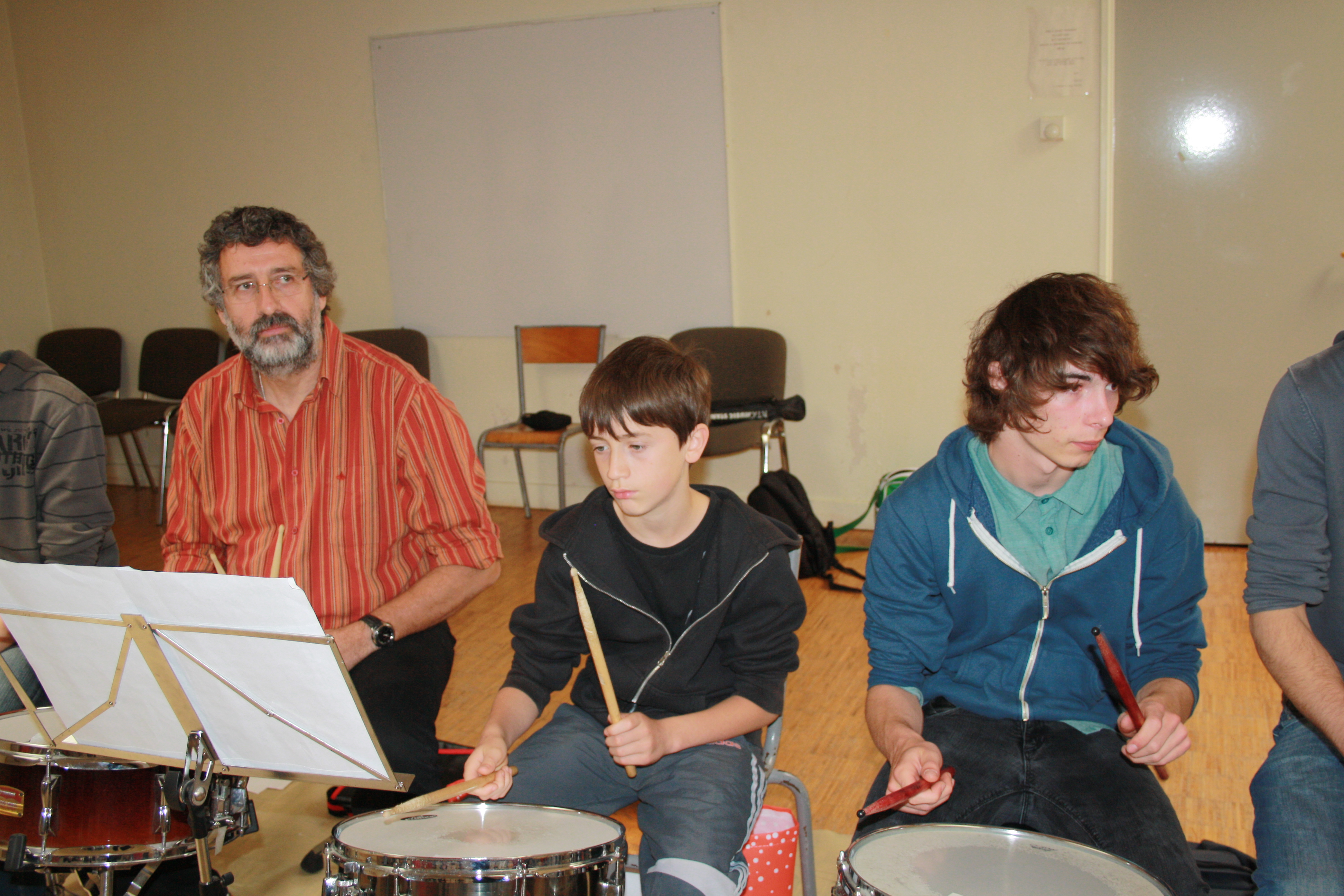 Répétitions caisses claires et bidons 2011